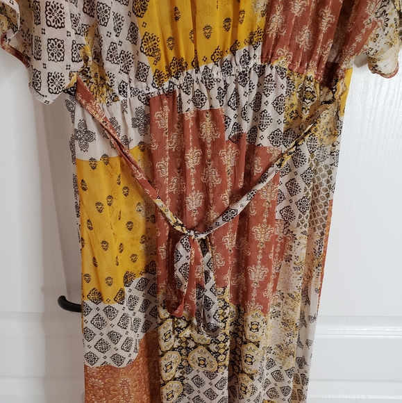 SUMMER - Long\lightweight pattern dress - Picture 3 of 3